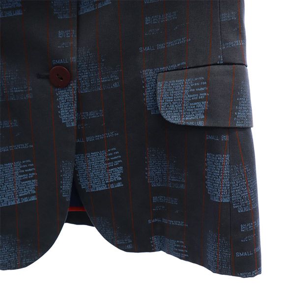 Levi's リーバイス プリント テーラードジャケット S ブルー系 レディース