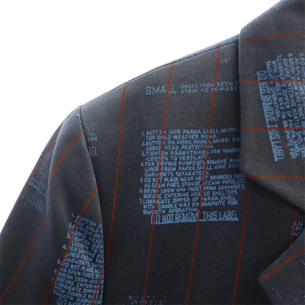 Levi's リーバイス プリント テーラードジャケット S ブルー系 レディース