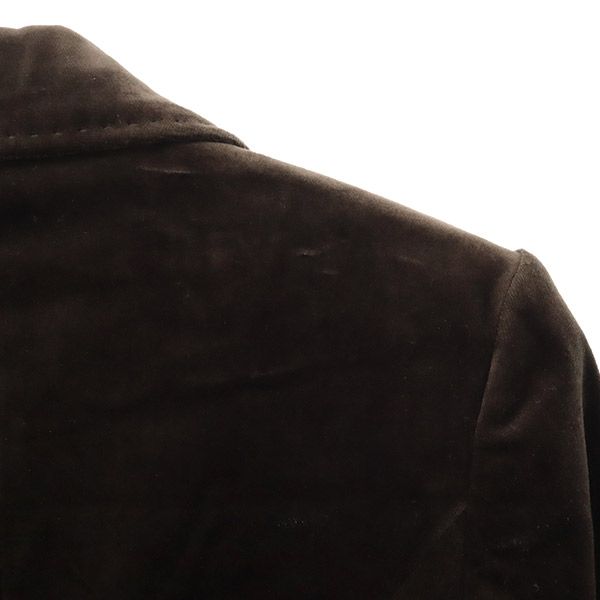 EPOCA エポカ ベロア ダブル テーラードジャケット 38 ブラウン レディース