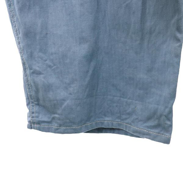 ニコアンド リネンブレンド デニム オーバーオール 3 niko and... レディース