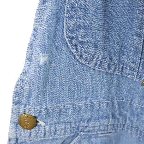 Lee リー デニム オーバーオール ボタンフライ レディース