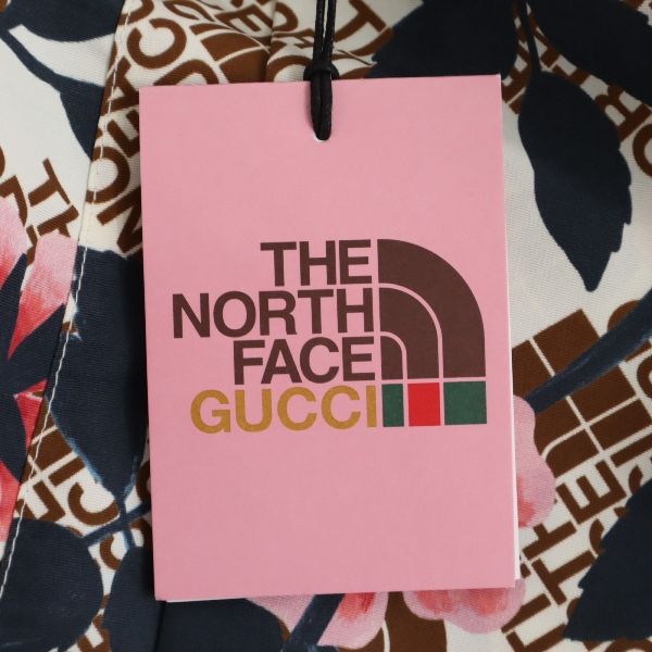 未使用 GUCCI グッチ ザノースフェイス 4WAY アノラックパーカー XS クリーム THENORTHFACE 限定コラボ マウンテンパーカー メンズ