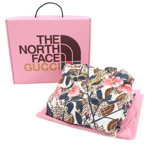 未使用 GUCCI グッチ ザノースフェイス 4WAY アノラックパーカー XS クリーム THENORTHFACE 限定コラボ マウンテンパーカー メンズ