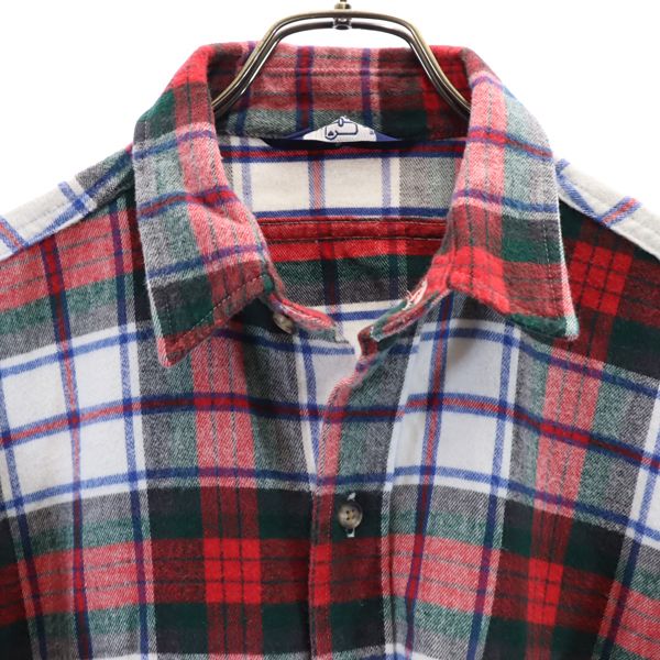 WOOLRICH ウールリッチ 80s ヴィンテージ USA製 チェック 長袖 ネルシャツ メンズ