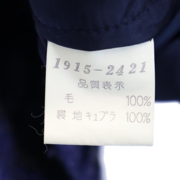 PIA SPORTS ピアスポーツ 日本製 ウール チェック ジャケット ? 3 ブルー系 メンズ