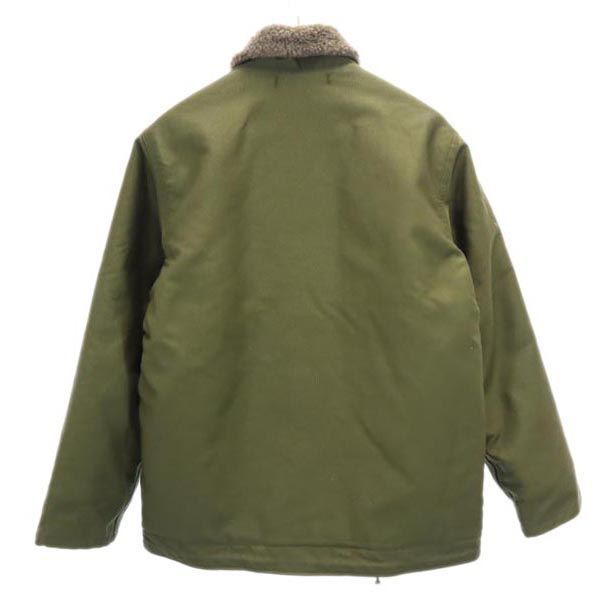 NAVY DEPARTMENT ネイビーデパートメント ミリタリージャケット S カーキ 裏ボア メンズ