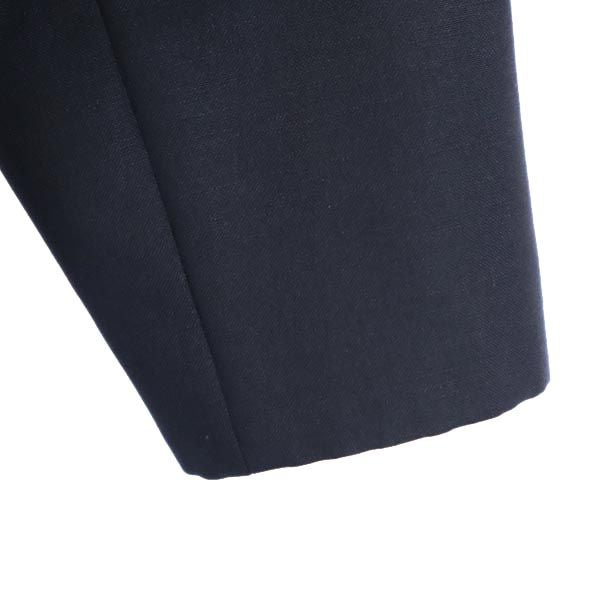 Pierre Cardin ピエールカルダン ウール ノーカラージャケット ブラック系 レディース