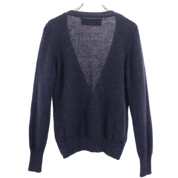 Paul Smith ポールスミス アルパカブレンド 長袖 ニット カーディガン M ブラック系 レディース