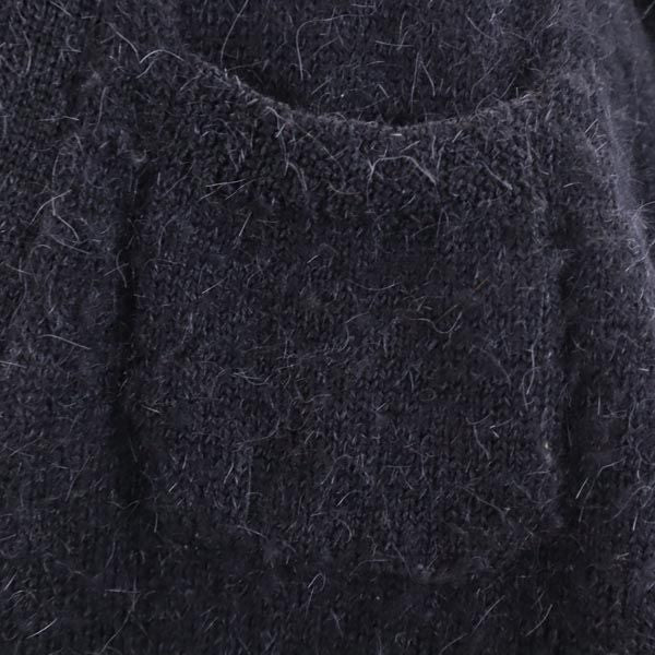 Paul Smith ポールスミス アルパカブレンド 長袖 ニット カーディガン M ブラック系 レディース