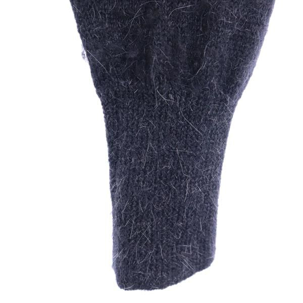 Paul Smith ポールスミス アルパカブレンド 長袖 ニット カーディガン M ブラック系 レディース