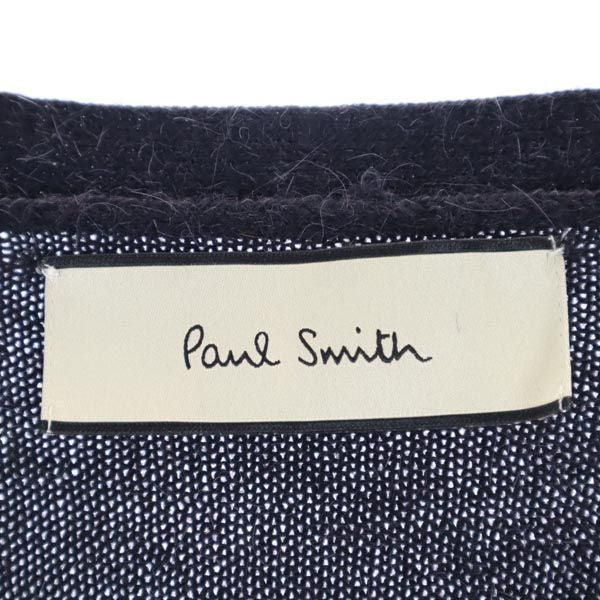 Paul Smith ポールスミス アルパカブレンド 長袖 ニット カーディガン M ブラック系 レディース