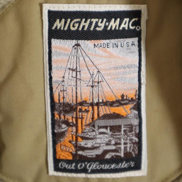 MIGHTY MAC マイティーマック 80s ヴィンテージ USA製 マウンテンパーカー ベージュ 裏ボアファー メンズ
