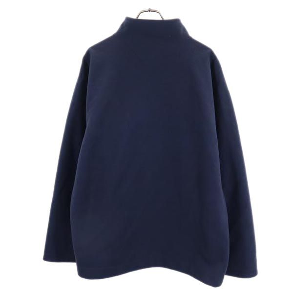 TOMMY HILFIGER トミーヒルフィガー 90s オールド ロゴ刺繍 フリースジャケット L ネイビー プルオーバー メンズ