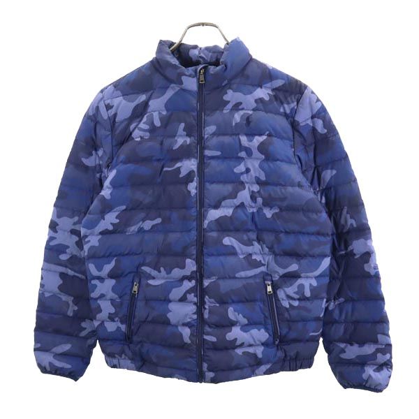 POLO RALPH LAUREN ポロラルフローレン カモフラ ダウンジャケット XL(18-20) ネイビー系 キッズ