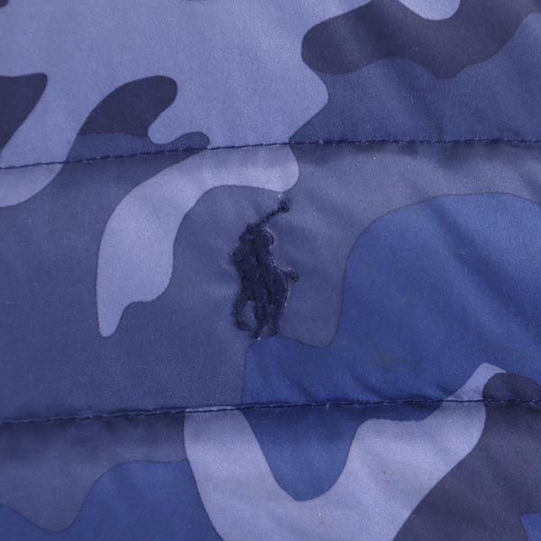 POLO RALPH LAUREN ポロラルフローレン カモフラ ダウンジャケット XL(18-20) ネイビー系 キッズ
