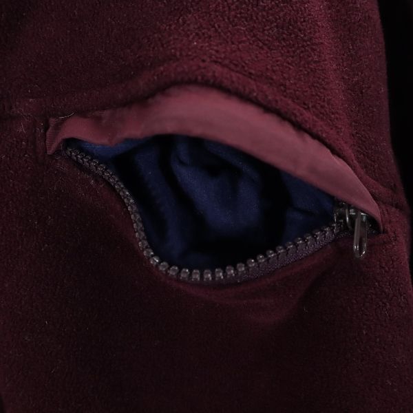 エルエルビーン 80s ヴィンテージ フリースジャケット ボルドー L.L.Bean アウトドア メンズ