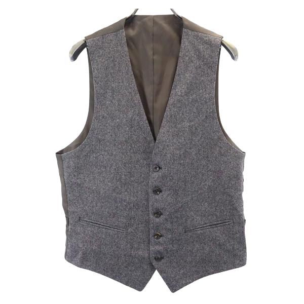 Pierre Cardin ピエールカルダン ウール ベスト付 テーラードジャケット 94A5 茶系 メンズ