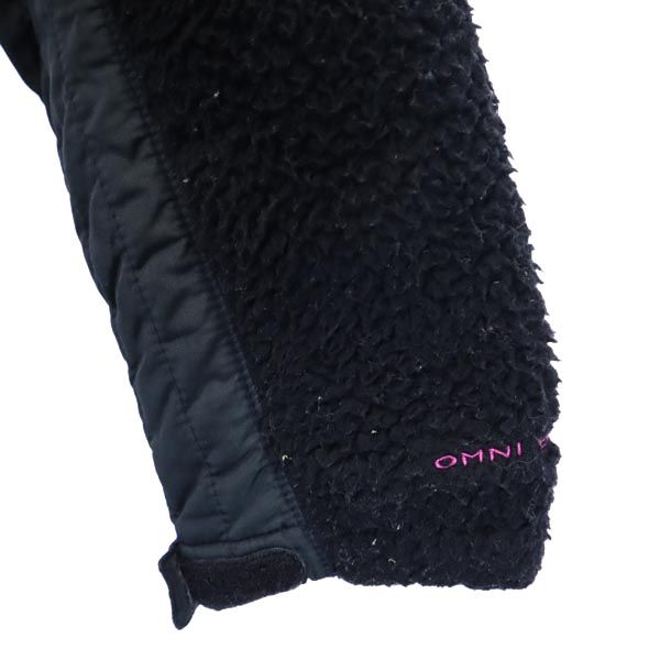 Columbia コロンビア 中綿 フリースジャケット S ブラック系 アウトドア レディース