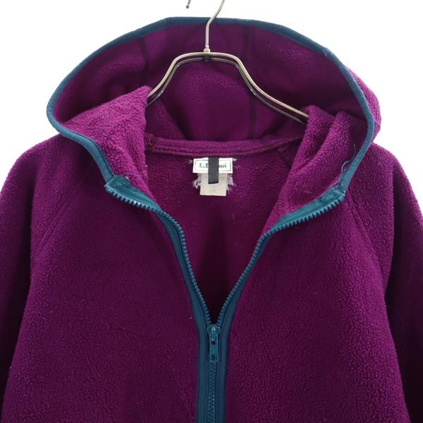 L.L.Bean エルエルビーン 80s ヴィンテージ フリースジャケット 紫 キッズ