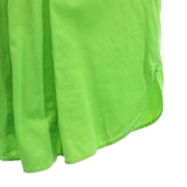 KENZO ケンゾー 日本製 長袖 シャツ M 緑系 レディース