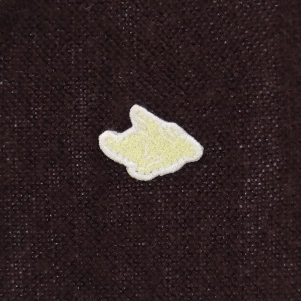 PEARLY GATES パーリーゲイツ ウールブレンド ワンポイント刺繍 ゴルフ ニットベスト 1 ブラウン系 レディース