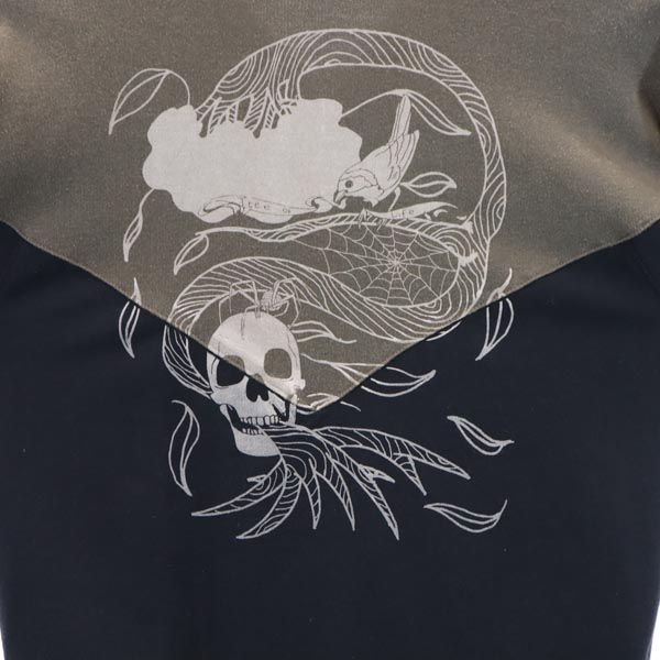 Calvin klein Jeans カルバンクラインジーンズ バックプリント ジップジャケット M ブラック系 メンズ