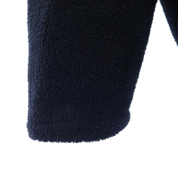 Reebok リーボック ボア フリースジャケット M 黒 フーディー メンズ