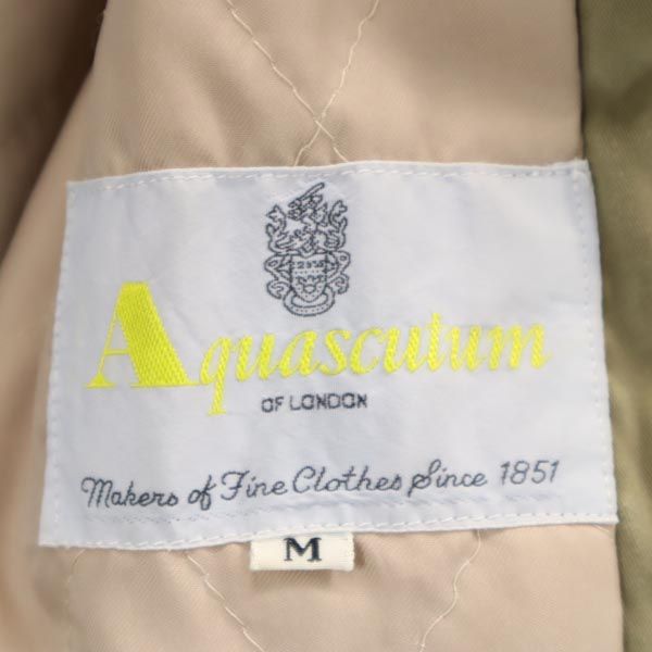 Aquascutum アクアスキュータム ジャケット M ベージュ系 中綿 メンズ