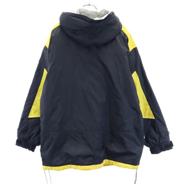 FIRSTDOWN ファーストダウン オールド 中綿ジャケット L 黒 フード コート メンズ