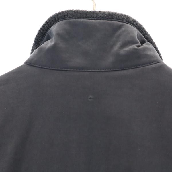 FIRSTDOWN ファーストダウン ロゴ刺繍 中綿ジャケット M 黒 メンズ