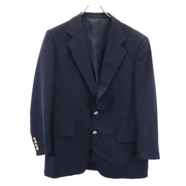 Burberrys バーバリーズ 80s 90s 日本製 三陽商会 ウールブレンド テーラードジャケット ネイビー メンズ