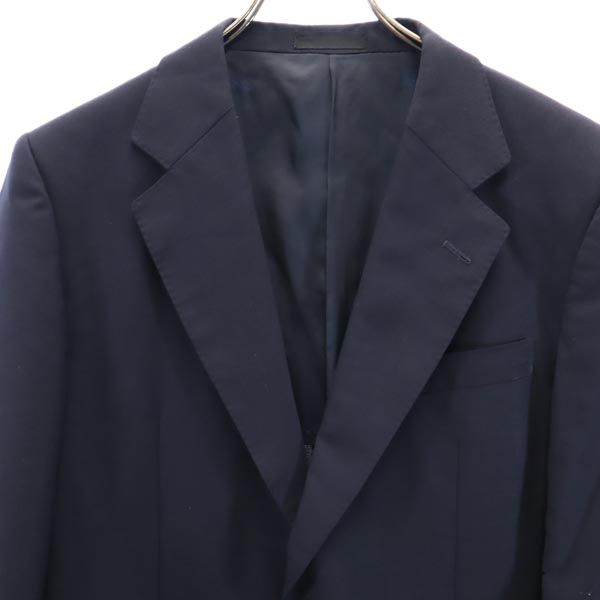 Burberrys バーバリーズ 80s 90s 日本製 三陽商会 ウールブレンド テーラードジャケット ネイビー メンズ