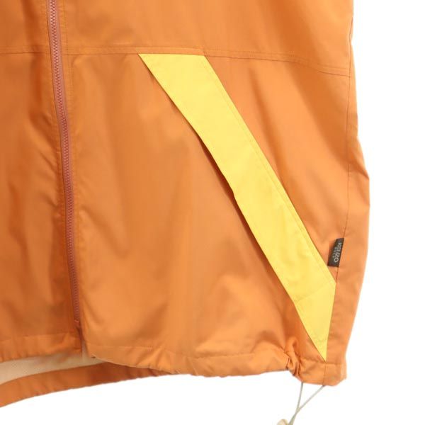 KENZO ケンゾー ロゴ刺繍 ゴルフ ジップ ベスト 5 オレンジ系 裏メッシュ メンズ