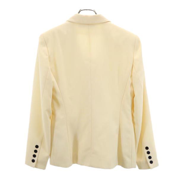 Burberrys バーバリーズ 80s 90s USA製 ウール テーラードジャケット 4 クリーム レディース