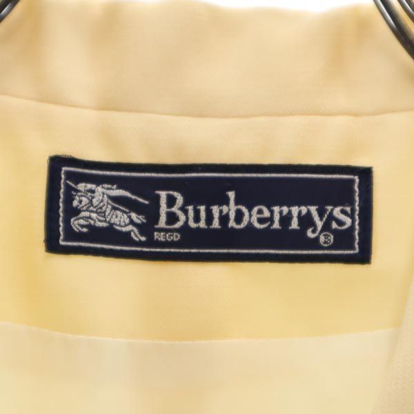 Burberrys バーバリーズ 80s 90s USA製 ウール テーラードジャケット 4 クリーム レディース