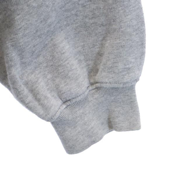 adidas アディダス 90s トレフォイルロゴ 長袖 スウェットパーカー M グレー系 プルオーバー トレーナー 裏起毛 レディース