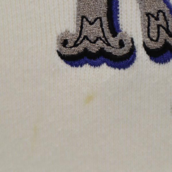 KENZO ケンゾー 日本製 ロゴ刺繍 ゴルフ 長袖 スウェット トレーナー 4 白系 メンズ