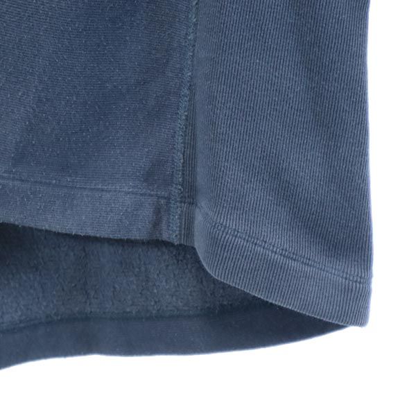 Champion チャンピオン 青単 復刻 ロゴ刺繍 長袖 リバースウィーブ スウェット トレーナー M 青系 メンズ