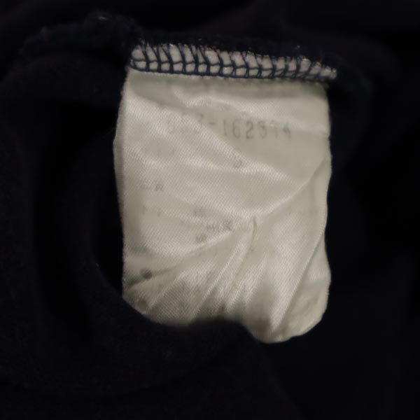 PEARLY GATES パーリーゲイツ ロゴプリント ゴルフ 長袖 スウェット トレーナー S ネイビー メンズ