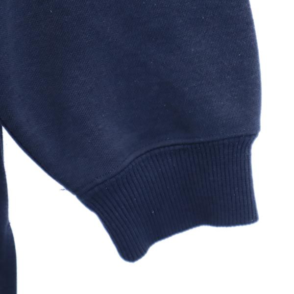 FILA フィラ 90s オールド ロゴプリント 長袖 スウェット トレーナー L ネイビー メンズ