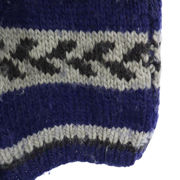 OLD オールド 90s カウチンジャケット ネイビー系 ニット メンズ