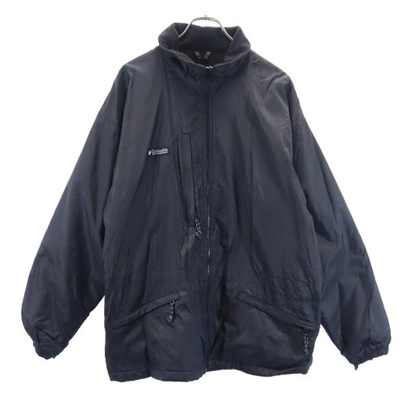 Columbia コロンビア 3WAY ナイロンジャケット LL 青 中綿ライナー付 アウトドア メンズ