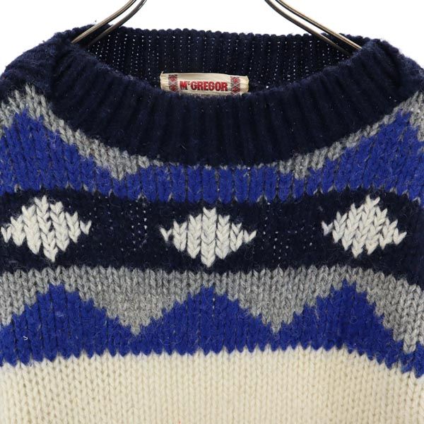 McGregor マックレガー ウールブレンド 長袖 ニット M セーター メンズ