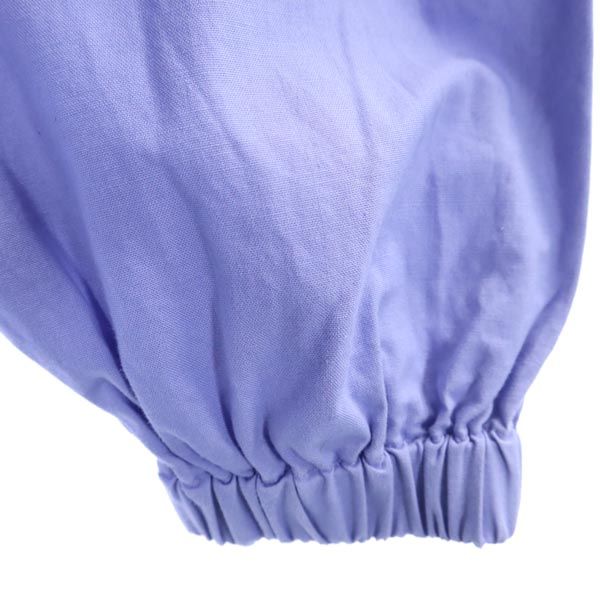 adidas アディダス コットンジャケット M 青紫 ジップパーカー フード付 メンズ