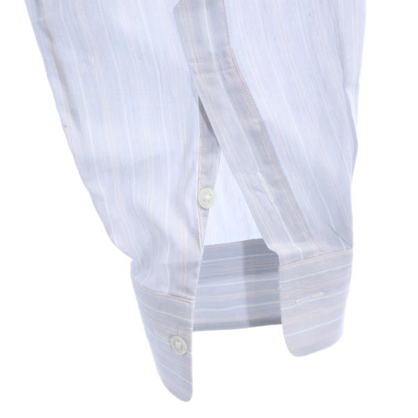 Burberrys バーバリーズ ストライプ 長袖 シャツ 41-82 水色 メンズ