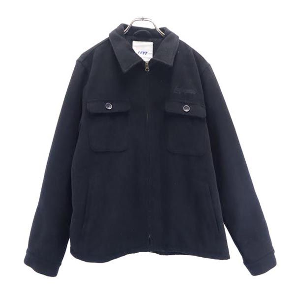 LFYT エルエフワイティー バックロゴ刺繍 ウールジャケット L 黒 メンズ