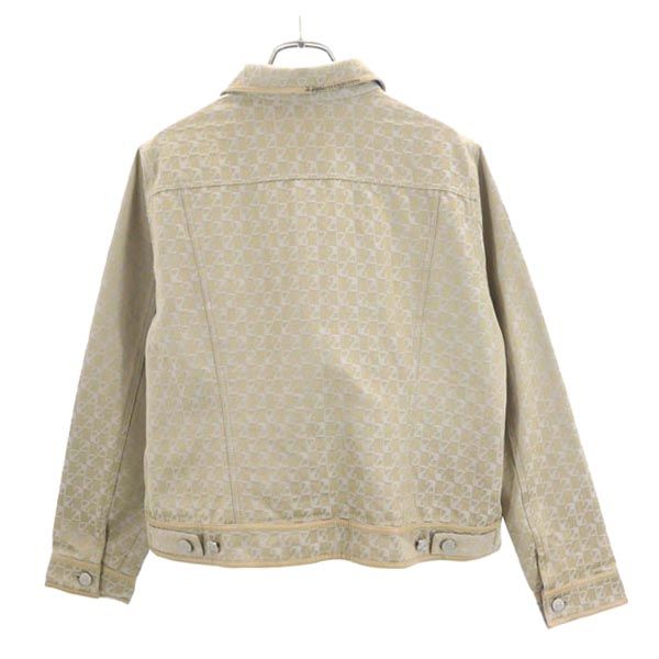 23ku 23区 総柄 ジャケット 46 ベージュ レディース