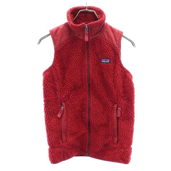 patagonia パタゴニア ボア ベスト XS 赤系 アウトドア レディース