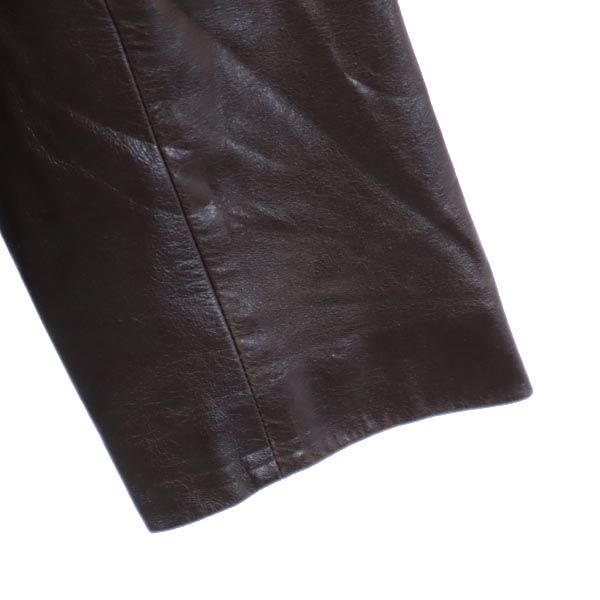 Area Free 自由区 レザージャケット 42 ブラウン系 牛革 牛皮 レディース