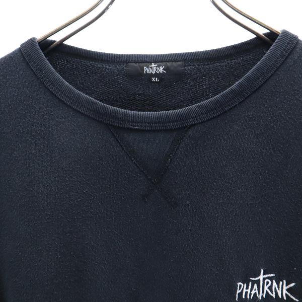 PHATRNK ファットランク 長袖 スウェット トレーナー XL 黒系 メンズ
